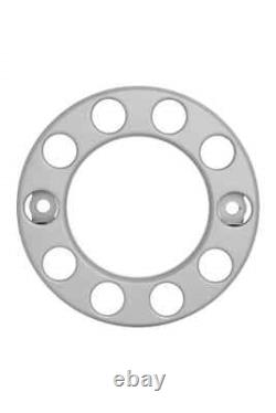 Universal 22.5 Wheel Hub Cover Stainless Steel x2Pcs to fit All Trucks & Buses