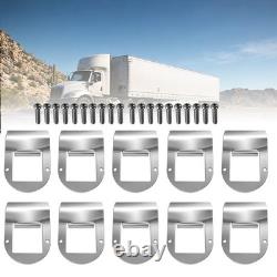 Universal 304 Stainless Steel Watermelon Lamp Brackets Set 10X For Trailer Truck
