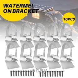 Universal 304 Stainless Steel Watermelon Lamp Brackets Set 10X For Trailer Truck