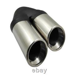 Universal Car SUV Truck Rear Exhaust Pipe Tail Muffler Tip Stainless Steel 1PC