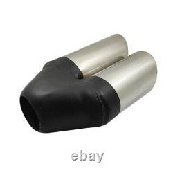 Universal Car SUV Truck Rear Exhaust Pipe Tail Muffler Tip Stainless Steel 1PC