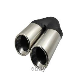 Universal Car SUV Truck Rear Exhaust Pipe Tail Muffler Tip Stainless Steel 1PC