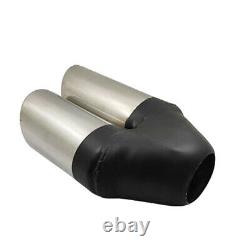 Universal Car SUV Truck Rear Exhaust Pipe Tail Muffler Tip Stainless Steel 1PC