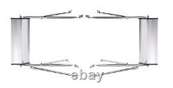Universal Hd West Coast Truck Pickup Van Towing Stainless Steel Mirrors Pair