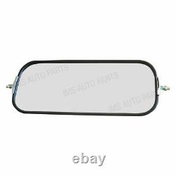 Universal Truck Square Mirror Stainless Steel 7/16 Inches Right Left