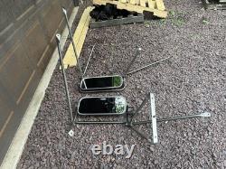 VELVAC 1995 Chevy Truck West Coast TOW MIRRORS pair 16 x7 Stainless Steel