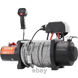 VEVOR 18000lbs Electric Winch 12V Steel Cable Truck Trailer Towing Off-Road SUV