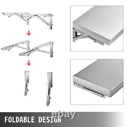 VEVOR 6Ft Shelf for Concession Window Food Truck Accessories Stainless Steel