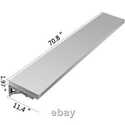 VEVOR 6Ft Shelf for Concession Window Food Truck Accessories Stainless Steel