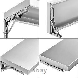 VEVOR 6Ft Shelf for Concession Window Food Truck Accessories Stainless Steel