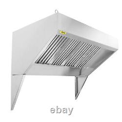 VEVOR 9' FT Commercial Exhaust Hood Food Truck Concession Trailer Hood