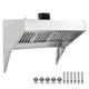 Vevor Commercial Exhaust Hood 6ft Food Truck Hood Exhaust 201 Stainless Steel