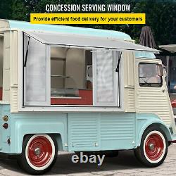 VEVOR Concession Stand Serving Window Food Truck Service Awning 36x36in