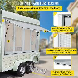 VEVOR Concession Stand Serving Window Food Truck Service Awning 36x36in
