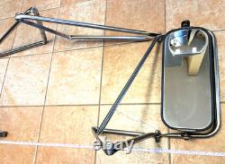 VINTAGE FORD BIG TRUCK SIDE VIEW MIRROR SET, STAINLESS STEEL, LH/RH, TOWING, 60-70s