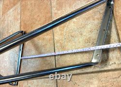 VINTAGE FORD BIG TRUCK SIDE VIEW MIRROR SET, STAINLESS STEEL, LH/RH, TOWING, 60-70s