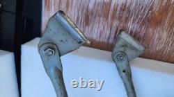 VINTAGE FORD TRUCK SIDE VIEW MIRROR SET, STAINLESS STEEL, LH/RH, TOWING, 60-70s