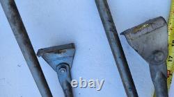 VINTAGE FORD TRUCK SIDE VIEW MIRROR SET, STAINLESS STEEL, LH/RH, TOWING, 60-70s