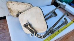 VINTAGE FORD TRUCK SIDE VIEW MIRROR SET, STAINLESS STEEL, LH/RH, TOWING, 60-70s