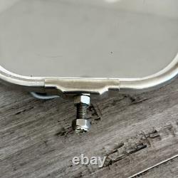 Velvac 708046 7X16 V-Back Heated Truck Mirror Stainless Steel USA Made NOS