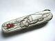 Victorinox Carved Stainless Steel Spartan Swiss Army Knife- Swiss Semi-truck