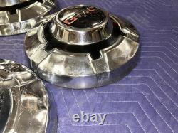 Vintage 1967-72 Gmc Sierra Truck 3/4-1 Ton Dog Dish Poverty Hubcaps Wheel Covers