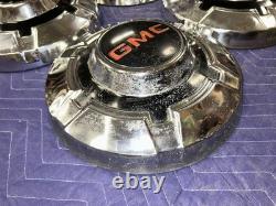Vintage 1967-72 Gmc Sierra Truck 3/4-1 Ton Dog Dish Poverty Hubcaps Wheel Covers