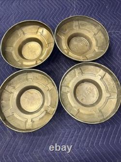 Vintage 1967-72 Gmc Sierra Truck 3/4-1 Ton Dog Dish Poverty Hubcaps Wheel Covers