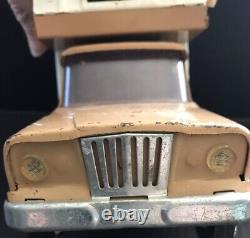 Vintage 1970s Tonka Toys Stainless Steel Mini Tan Jeep Camper Truck Pgh Steelers