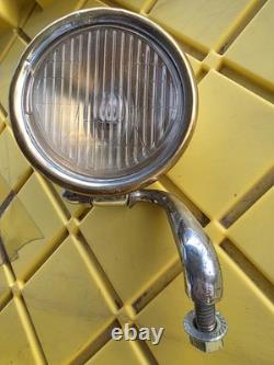 Vintage Car & Truck 1920's 1930's cowl light, stainless steel, brass with arm