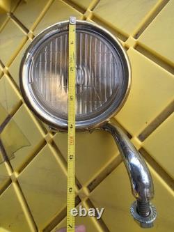 Vintage Car & Truck 1920's 1930's cowl light, stainless steel, brass with arm
