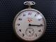 Vintage Pocket Watch Molniya Mechanical Firetruck Merit Ussr Soviet Russian