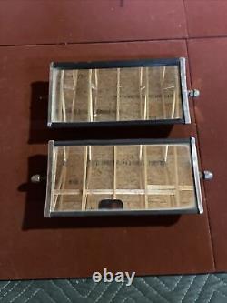 Vintage Retro stainless steel Truck Side View Mirror set 10 Inch Tall