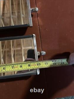 Vintage Retro stainless steel Truck Side View Mirror set 10 Inch Tall