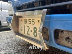 Vintage Stainless Steel License Plate Frame Made in Japan Rare Art Truck
