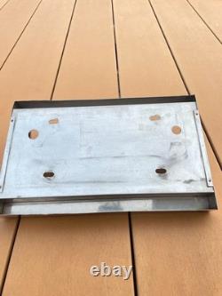 Vintage Stainless Steel License Plate Frame Made in Japan Rare Art Truck