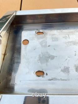 Vintage Stainless Steel License Plate Frame Made in Japan Rare Art Truck
