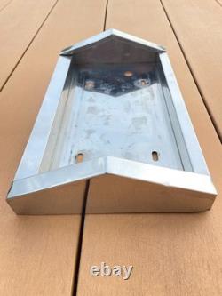 Vintage Stainless Steel License Plate Frame Made in Japan Rare Art Truck