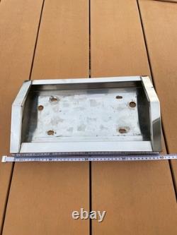 Vintage Stainless Steel License Plate Frame Made in Japan Rare Art Truck