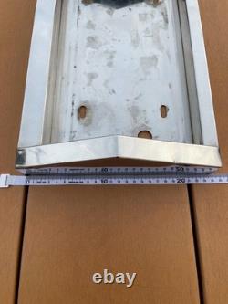 Vintage Stainless Steel License Plate Frame Made in Japan Rare Art Truck