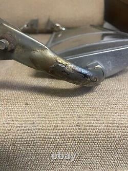 Vintage TRUCK Door Mirrors Chrome Patina Pickup Side-View Camper Trailer RV