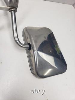 Vintage Universal Side Mirror Set Of 2 For Truck Or Van Stainless Steel