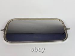 Vintage Velvac Stainless Steel Truck Mirror Industrial Rectangular Mirror