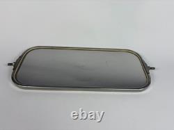 Vintage Velvac Stainless Steel Truck Mirror Industrial Rectangular Mirror