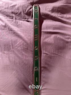 Vintage diamond t semi truck door emblem stainless