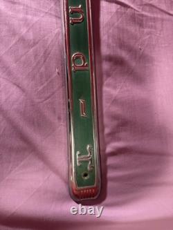 Vintage diamond t semi truck door emblem stainless