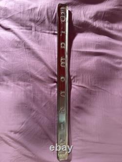 Vintage diamond t semi truck door emblem stainless