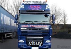 Visor Bar To Fit DAF XF 105 SuperSpace Cab Stainless Steel Truck Accessories