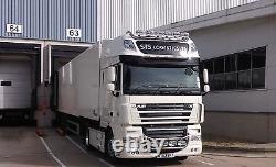 Visor Bar To Fit DAF XF 105 SuperSpace Cab Stainless Steel Truck Accessories