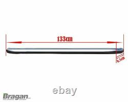 Visor Light Bar + LEDs For DAF XF 106 SuperSpace Cab Truck Lamp Stainless Steel